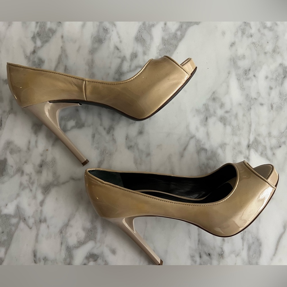 Ruthie Davis peep toe platfom pumps
